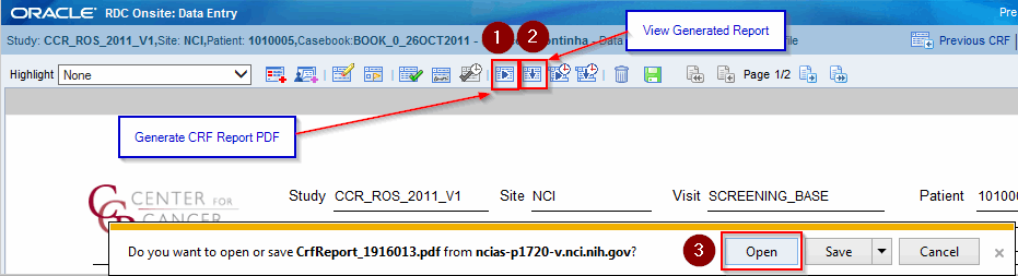 CCR Clinical Informatics Public > C3D and JReview upgrade > CRF_Report.png