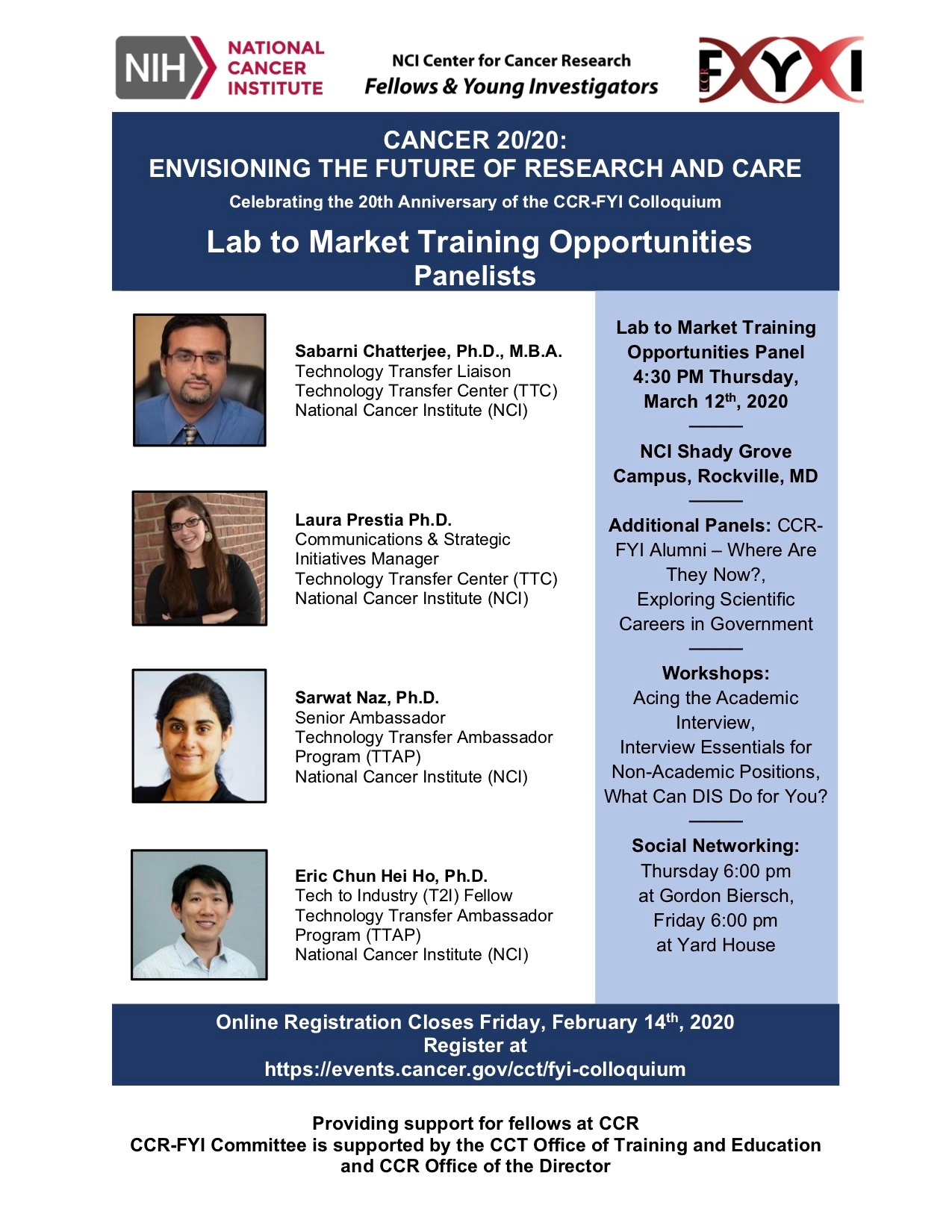 CCR FYI Steering Committee > CCR-FYI Steering Committee Home > Lab to Market Panel Announcement Flier d1.jpg