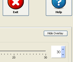 hide overlay control