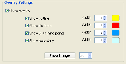 overlay settings control